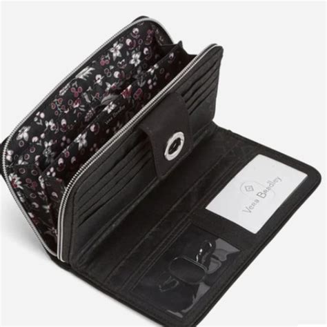 hiw long has vera bradley wallets been rfid protected|vera bradley performance twill wallet.